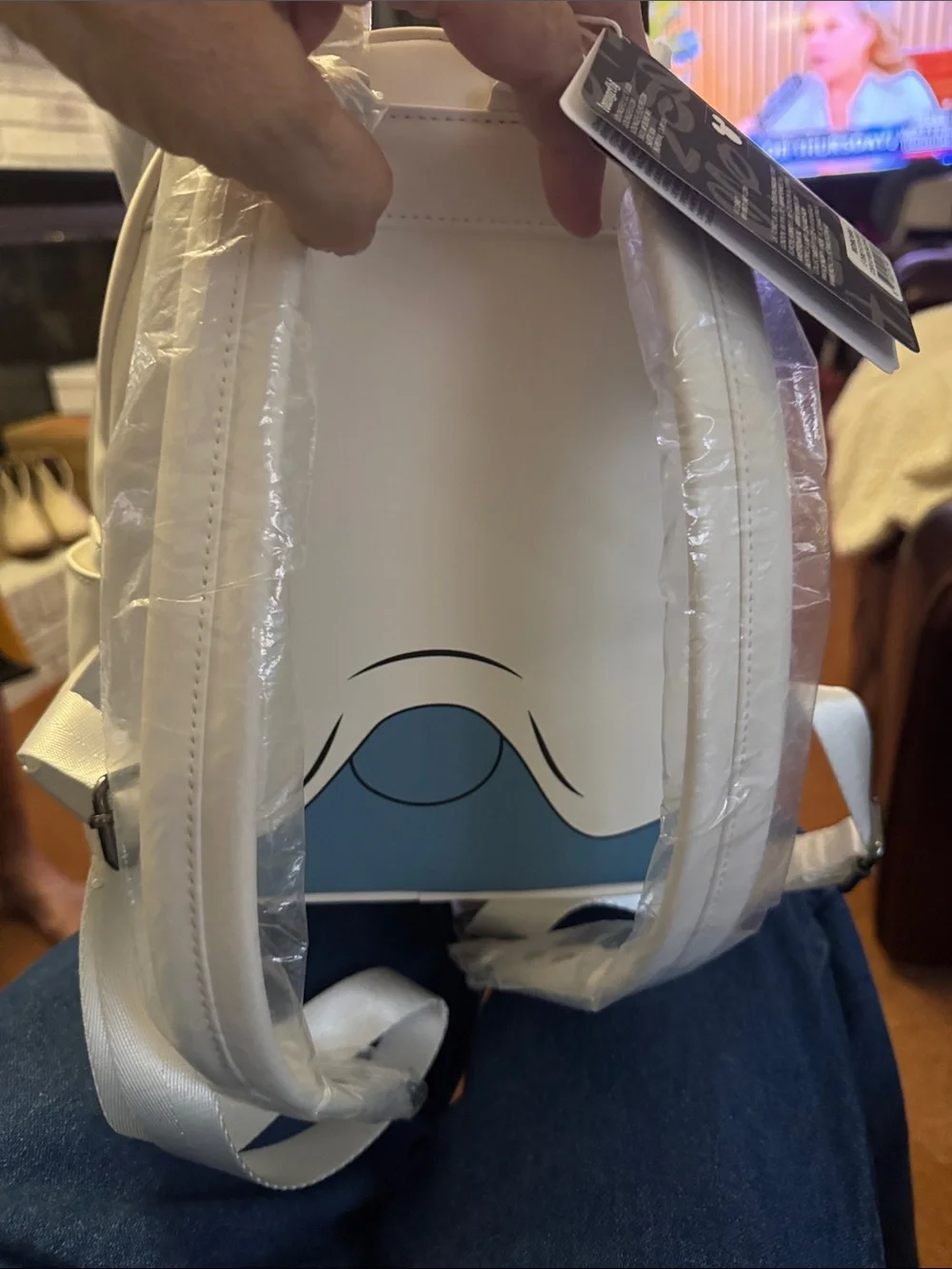 Loungefly White & Blue Stitch-Inspired Kids Backpack